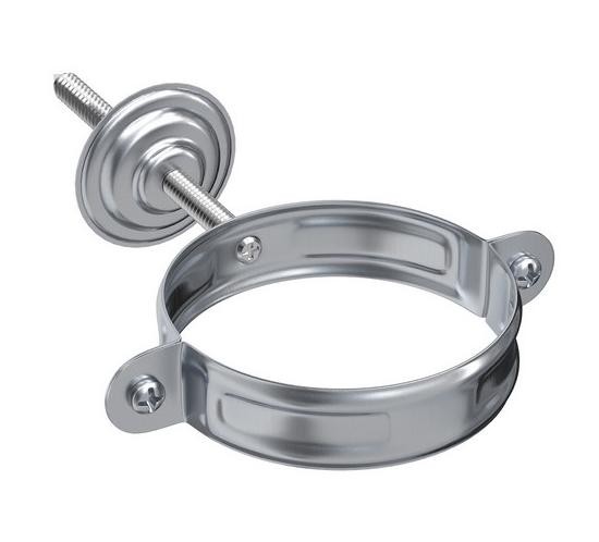 Водосток Aquasistem, Система 150/100 - Хомут для крепления трубы оцинковка купить в Казани