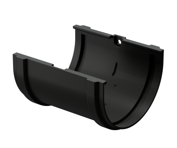 Соединитель желоба Docke Premium ПВХ - Карбон купить в Казани