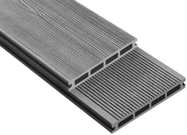 Террасная доска ДПК Outdoor 3D STORM/Вельвет серая микс купить в Казани