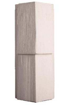 Угол T-Сайдинг-Щепа пихта ЭКО-1 Уайт