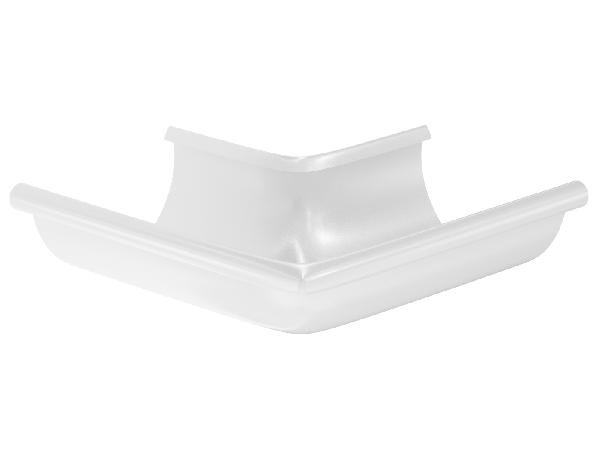 Водосток Aquasistem, система 150x100 - Угол желоба, наружный 90° RR 20 Мраморно-белый купить в Казани