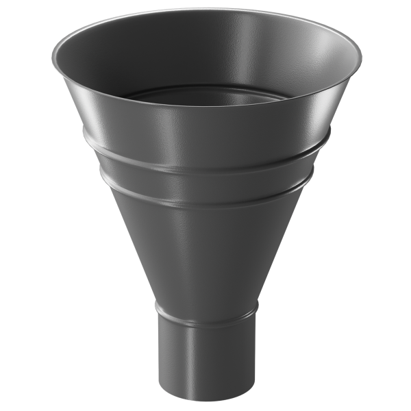 Воронка водосборная Döcke STAL PREMIUM, Графит купить в Казани