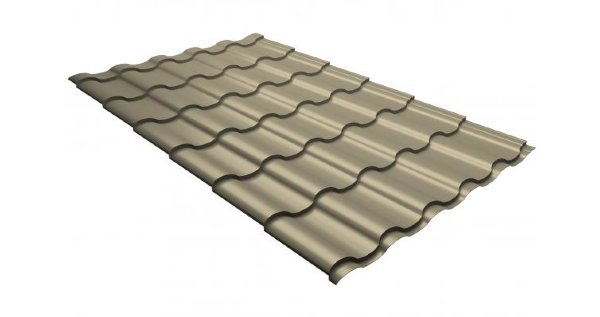 Металлочерепица кредо 0,5 Satin RAL 1015 светлая слоновая кость купить в Казани