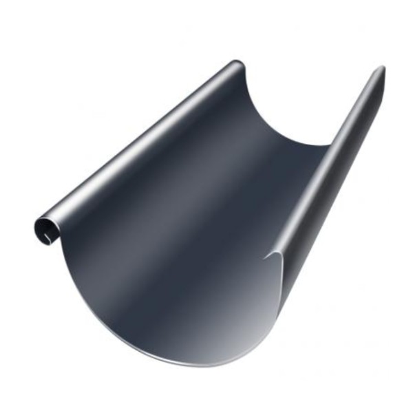Водосток Grand Line 150x100 – Полукруглый желоб 3 метра RAL 7024 купить в Казани
