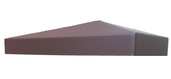 Крышка столба коричневая купить в Казани