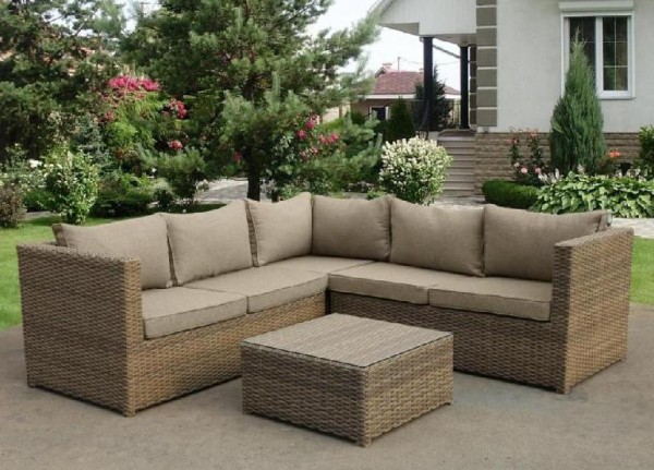 Комплект мебели AFINA плетеной из иск. ротанга YR825B Beige купить в Казани