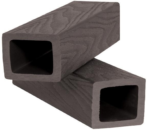 Балясина ДПК Polivan SINGARAJA 3D фактура дерева, темно-коричневый купить в Казани