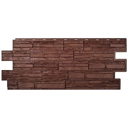 Фасадная панель T-Сайдинг-Альпийская сказка Коричневый купить в Казани