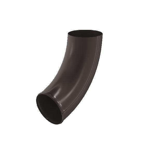 Водосток Aquasistem, система 125x90 - Отвод трубы RR 32 Тёмно Коричневый купить в Казани