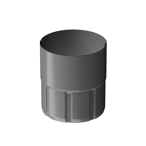 Муфта соединительная для водостока Döcke STAL PREMIUM, Графит купить в Казани