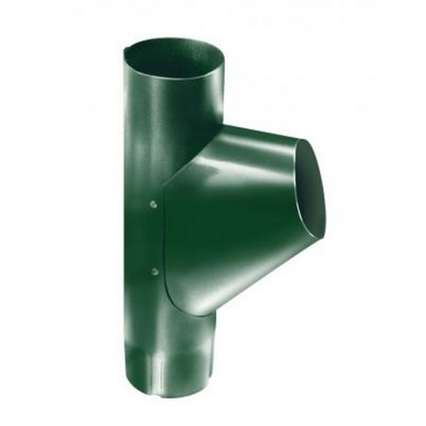 Водосток Grand Line 125x90 – Тройник RAL 6005 купить в Казани