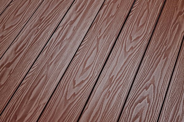 Террасная доска из ДПК Terrapol Смарт 3D Полнотелая с пазом Орех Милано купить в Казани