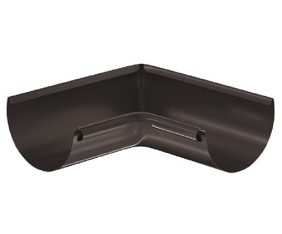 Водосток Aquasistem, система 125x90 - Угол желоба, внутренний 90° RR 32 Тёмно Коричневый купить в Казани