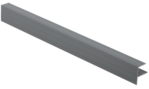 F-профиль Grinder закрывающий серый купить в Казани