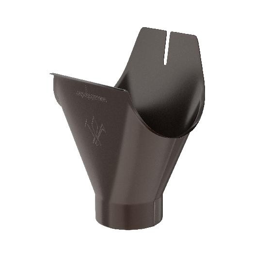 Водосток Aquasistem, система 125x90 - Воронка желоба RR 32 Тёмно-Коричневый купить в Казани