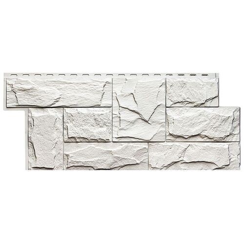 Фасадная панель T-Сайдинг- Гранит Леон ЭКО-1 Уайт купить в Казани