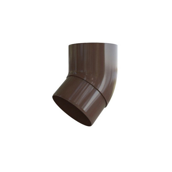 Водосток Альта-Профиль ПВХ – Колено 67 (коричневый) купить в Казани