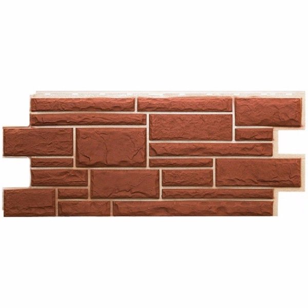 Фасадная панель Техоснастка, Камень Дикий, Коричневый купить в Казани