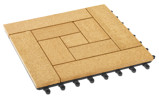 Модульный паркет ДПК GRINDERDECO Люкс 10 Песчаник купить в Казани