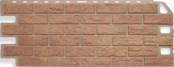 Фасадная панель Цокольный сайдинг Альта-профиль - коллекция "кирпич", кирпич бежевый купить в Казани