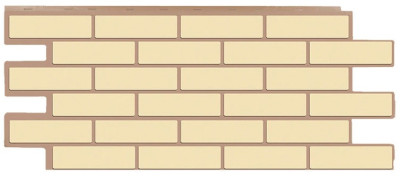 Фасадная панель T-Сайдинг - Кирпич Модерни Желтый
