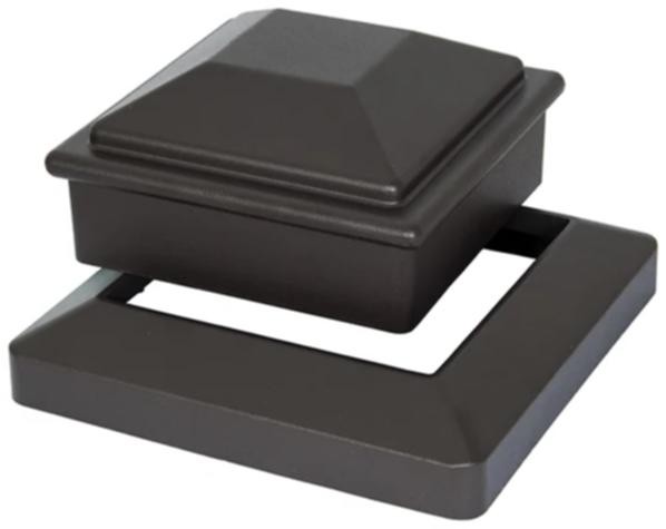 Комплект крышка и юбка для столба Polivan SINGARAJA из алюминия купить в Казани