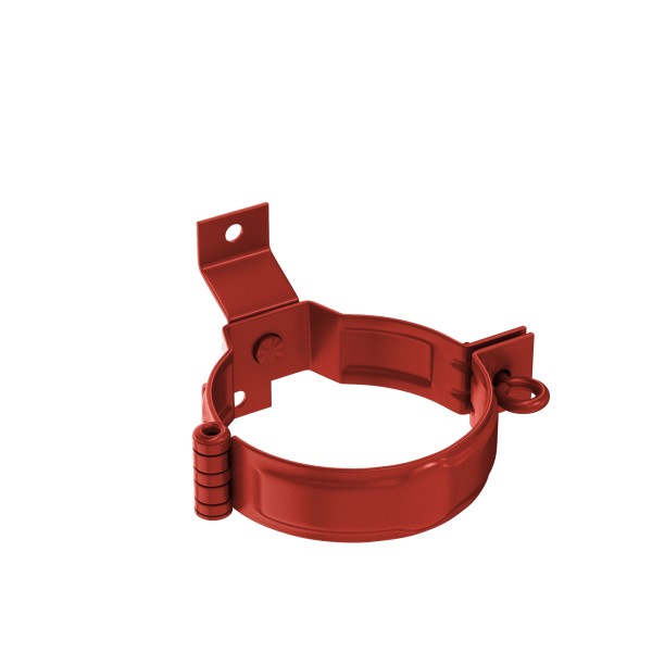 Водосток Aquasistem, система 150x100 - Декоративный хомут трубы под дерево с комплектом крепления RR 29 Бургундский купить в Казани