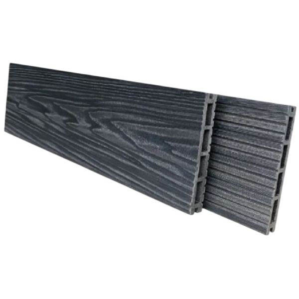 Террасная доска NanoWood Comfort 3D тиснение + вельвет Графит купить в Казани