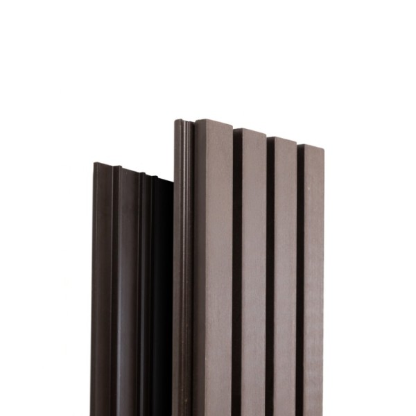 Фасадная доска Ecodecking Техно реечная 200х26х3000 Венге купить в Казани