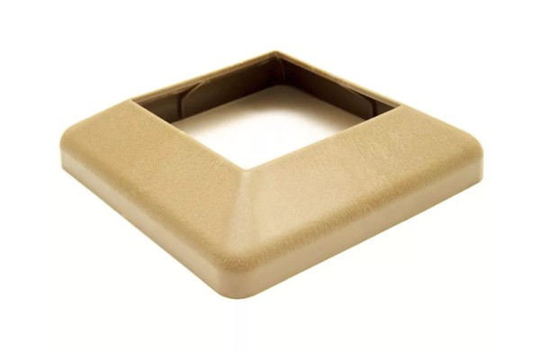 Крышка нижняя ПВХ для столба Deckart 125х125 Орех купить в Казани