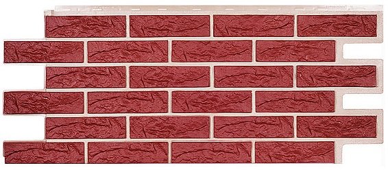 Фасадная панель Техоснастка, Лондон Брик, Бордо купить в Казани