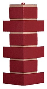 Угол T-Сайдинг - Кирпич Модерн Красный купить в Казани