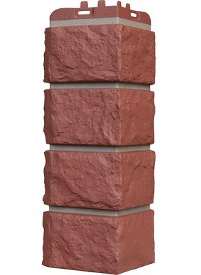 Угол наружный Grand Line Колотый Камень Корица, Шов темно-бежевый купить в Казани