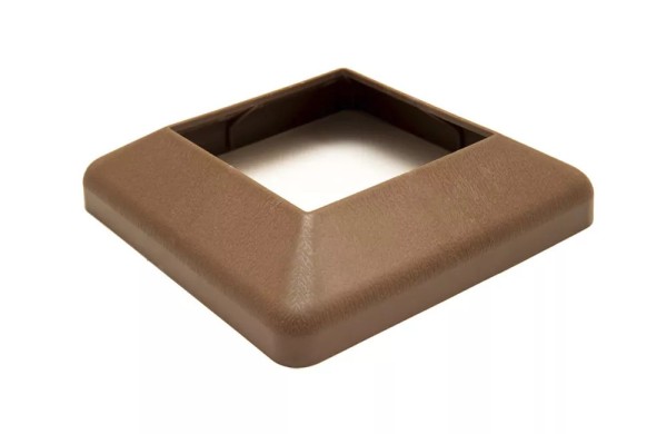 Крышка нижняя ПВХ для столба Deckart 125х125 Шоколад купить в Казани