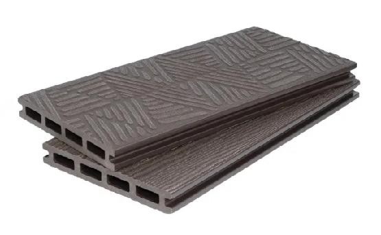 Террасная доска ДПК POLIVAN GROUP 3D+3D NEW пустотелая двухсторонняя DENPASAR Тёмно-коричневый купить в Казани