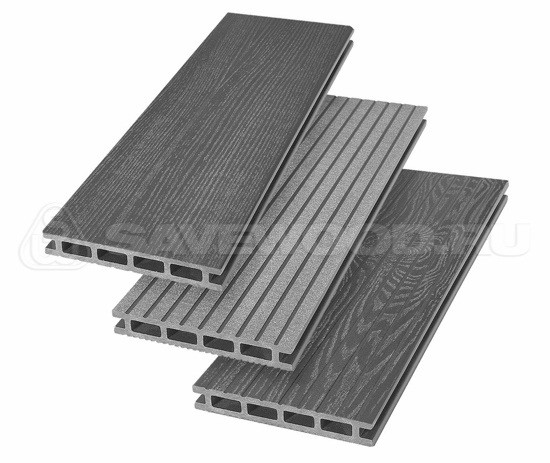 Террасная доска из ДПК SW Carpinus (R) — двухсторонняя графит купить в Казани