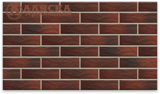 Фасадные Термопанели Аляска Cherry Rustic купить в Казани