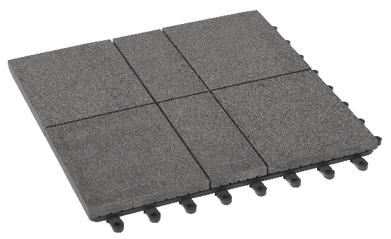 Модульный паркет ДПК GRINDERDECO Люкс 8 Серый базальт купить в Казани