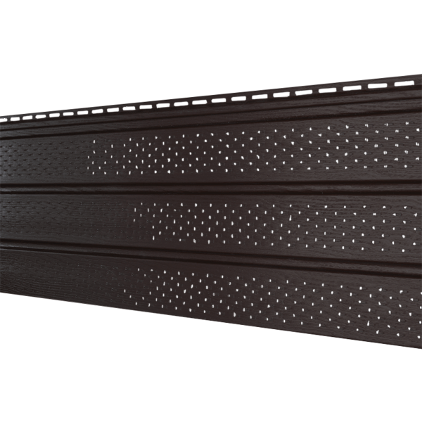 Софит Ю-Пласт Классический, бс полной перфорацией коричневый купить в Казани