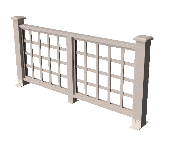 Ограждения декоративное ДПК GRINDERDECO Дувр выбеленый дуб купить в Казани