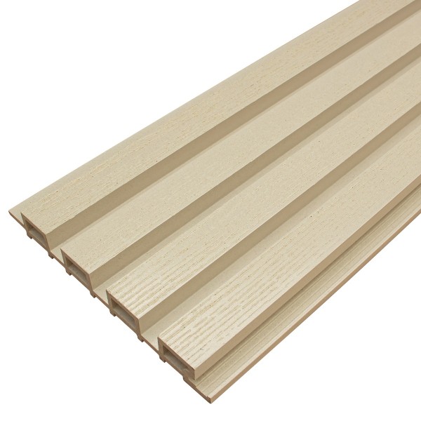 Фасадная доска из ДПК Faynag Wood Рейка Слоновая кость купить в Казани