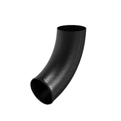 Водосток Aquasistem, система 125x90 - Отвод трубы RAL 9005 Чёрный