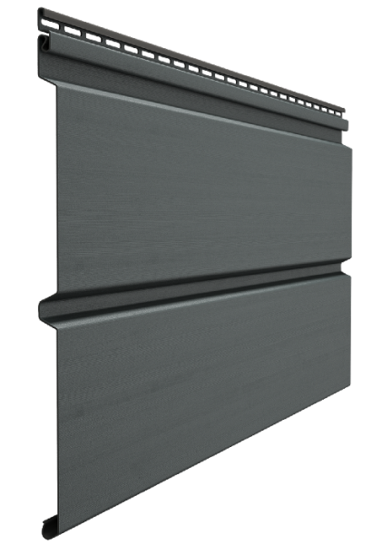 Виниловый сайдинг docke (дёке) - профиль D6S графит купить в Казани