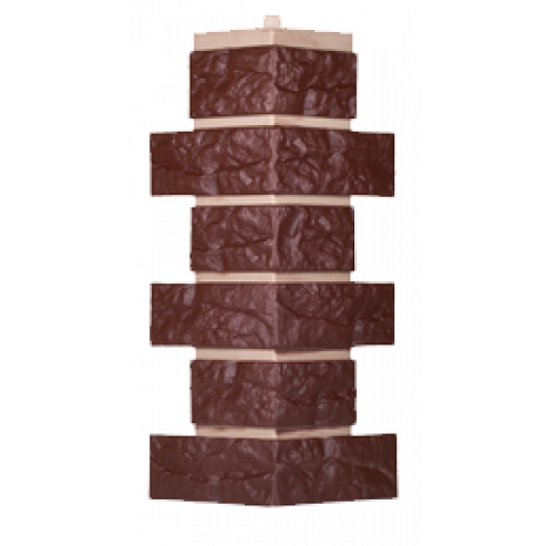 Угол T-Сайдинг-Кирпич Лондон Брик Коричневый купить в Казани