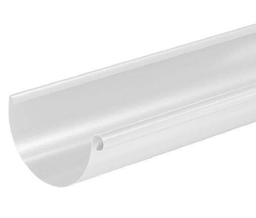Водосток Aquasistem, система 125x90 - Водосточный желоб 3.00м RR 20 Белый купить в Казани