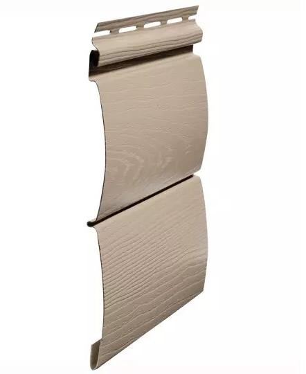 Виниловый сайдинг fineber (файнбер) - серия blockhouse (блокхаус) "бревно", сандал купить в Казани