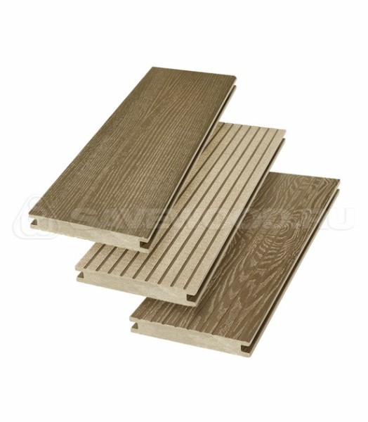 Террасная доска SW Fraxinus (R) полнотелая «SaveWood» Тик купить в Казани