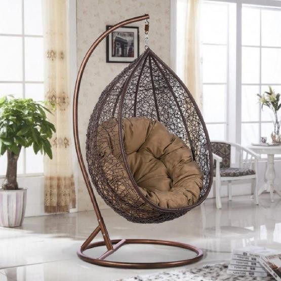 Кресло Подвесное из искусственного ротанга AFM-219A Brown купить в Казани