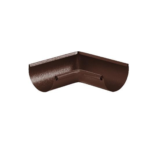Водосток Aquasistem, Система 125x90 - Угол желоба, внутренний 90° RAL 8017 Коричневый matt купить в Казани