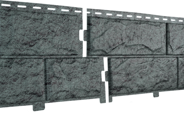 Фасадная панель Ю-Пласт Стоун-хаус камень изумрудный (двойной замок) купить в Казани